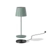 Lampe de table sans fil ABBY Vert H30cm