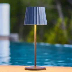 Lampe de table sans fil ABBY Noir H30cm