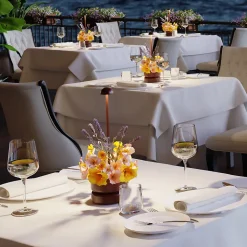 Lampe de table sans fil aluminium BASKET Rouille H31cm