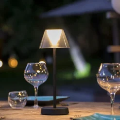 Lampe de table sans fil BEVERLY Noir H34cm