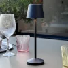 Lampe de table sans fil EMILY Noir H25cm