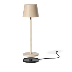 Lampe de table sans fil KELLY Sable H38cm