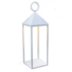 Lampe de table sans fil LED intégrée 1W Nuna Lumisky blanc mat l.14 x H. 47 x P.14 x Ø 14 cm