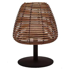 Lampe de table sans fil LED intégrée dimmable Standy Lumisky 1.2 w marron l.19 x h. 25 x p.19 x ø 19 cm