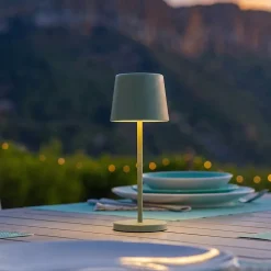 Lampe de table sans fil MINI KELLY Vert H22cm