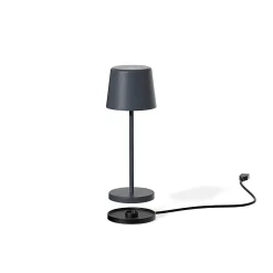 Lampe de table sans fil MINI KELLY Gris H22cm