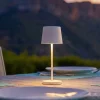 Lampe de table sans fil MINI KELLY Blanc H22cm