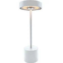 Lampe de table sans fil ROBY Blanc H30cm