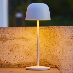 Lampe de table sans fil SOPHIA Blanc H28cm
