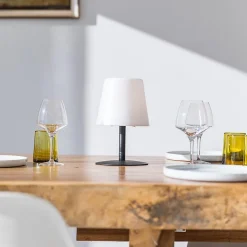 Lampe de table sans fil STANDY MINI Noir H25cm