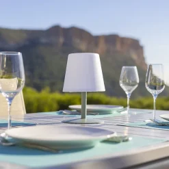 Lampe de table sans fil STANDY MINI Vert H25cm