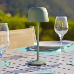Lampe de table sans fil SOPHIA Vert H28cm