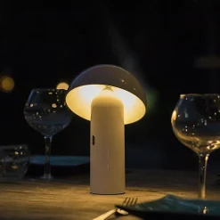 Lampe de table sans fil TOD Blanc H28cm
