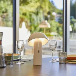 Lampe de table sans fil TOD Blanc H28cm