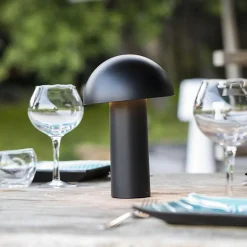Lampe de table sans fil TOD Noir H28cm