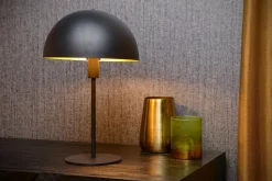 Lampe de table SIEMON en acier avec 1xE14 - Noir - Lucide