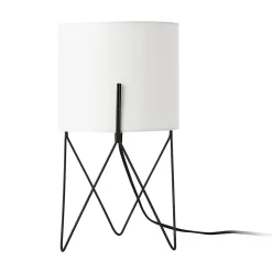 Lampe de table Slough E14 38 x 21 x 21 cm noir blanc lux.pro