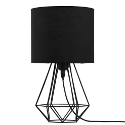 Lampe de table Smertrio E27 60W Ø20xH36cm noire GoodHome