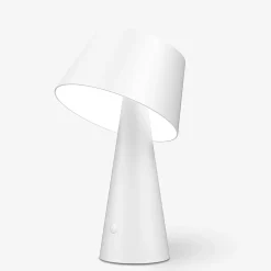 Lampe de Table Solaire Blanche 500LM - Recharge Solaire et USB - Utilisation Intérieur Extérieur Terrasse Balcon - Groupe DDC