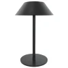 Lampe de table solaire NERIO SMALL en acier noir H31cm