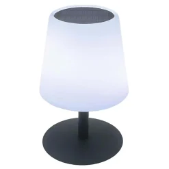 Lampe de table solaire Standy blanc IP44 9lm 0,5W H.25cm Lumisky