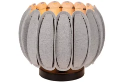 Lampe de table SPENCER en feutrine avec 1xE27 - Gris - Lucide