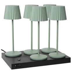 Lampe de table THE DOCK en pvc avec 0x - Noir - Lucide