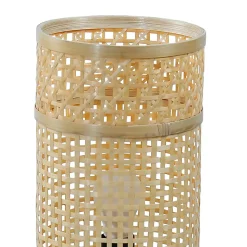 Lampe de table Theemim GoodHome E27 coloris naturel