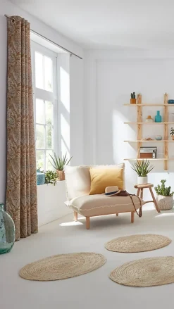 Lampe de table Theemim GoodHome E27 coloris naturel