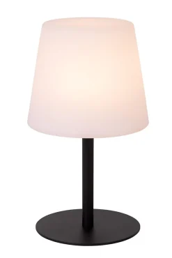 Lampe de table TYON en synthétique avec LED intégré - Noir - Lucide