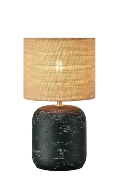 Lampe de table 40W max, E14, noir/naturel - Markslöjd - Montagna