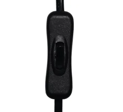 Lampe de table Wutai E27 28W ⌀20xH.36xP.20cm noir GoodHome