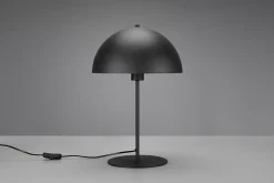 Lampe de table 1xE27, Métal Noir et Or, H 45cm - TRIO - NOLA