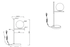 Lampe design, Lampe de table Pure, TRIO