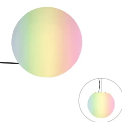 Lampe d'extérieur intelligente blanche 35 cm IP65 avec WiFi A60 - Nura