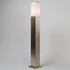 Lampe d'extérieur intelligente 80 cm acier avec Wifi P45 - Malios