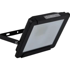 Lampe d'extérieur LED 'Projecteur' 30W , en métal et verre noir, avec LED intégrée