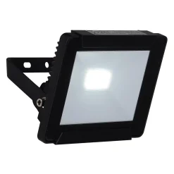 Lampe d'extérieur LED 'RADIA' 10W , en métal et verre noir, avec LED intégrée