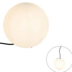 Lampe d'extérieur moderne blanche 25 cm IP65 - Nura