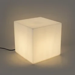 Lampe d'extérieur moderne blanche 38 cm carrée IP44 - Nura
