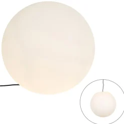 Lampe d'extérieur moderne blanche 56 cm IP65 - Nura