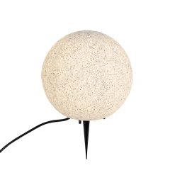 Lampe d'extérieur moderne grise 25 cm IP65 - Nura