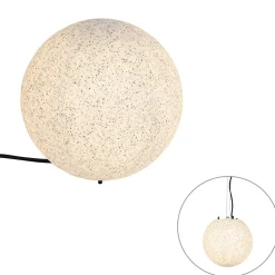 Lampe d'extérieur moderne grise 25 cm IP65 - Nura