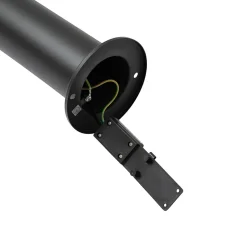 Lampe d'extérieur moderne noire 80 cm IP44 avec LED - Roxy