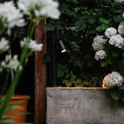 Lampe d'extérieur noire 45 cm orientable IP44 - Solo