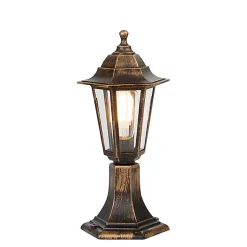 Lampe d'extérieur or antique 42 cm IP44 - New Haven