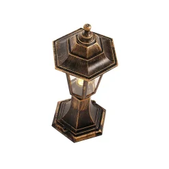 Lampe d'extérieur or antique 42 cm IP44 - New Haven