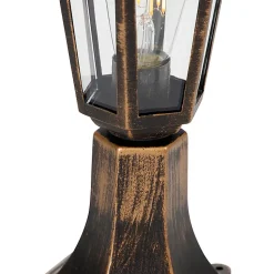 Lampe d'extérieur or antique 42 cm IP44 - New Haven