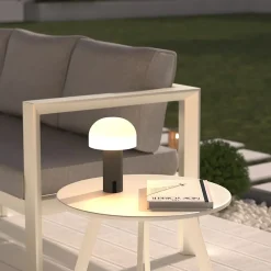 Lampe d'extérieure rechargeable en métal JANY