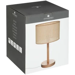 Lampe droit Della - pin - H42 cm - Atmosphera